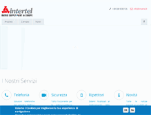 Tablet Screenshot of intertel.it