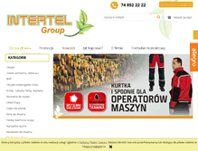 Tablet Screenshot of intertel.com.pl